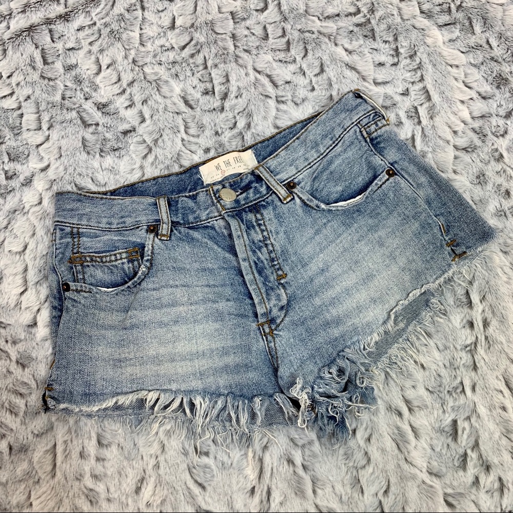 We the Free Distressed Cut off Shorts